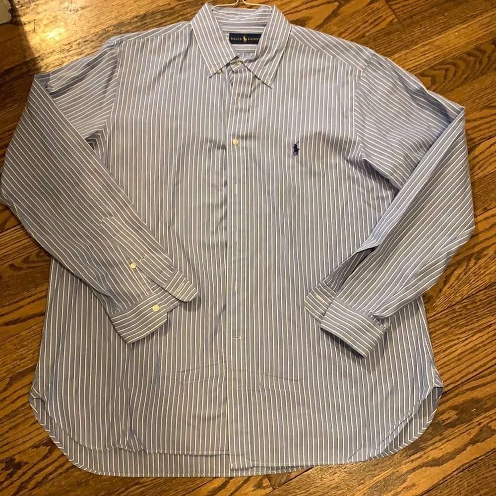 Men’s size 17-35 Ralph Lauren dress shirt.